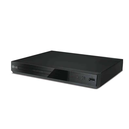 LG DVD Player with USB Direct Recording and HDMI Output – DP132H