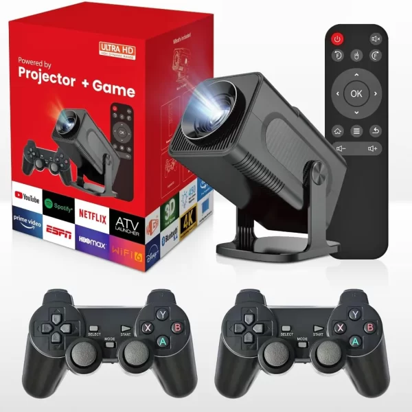 Mini Android Portable Projector with Gaming Console