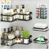 5 piece bathroom wall organiser