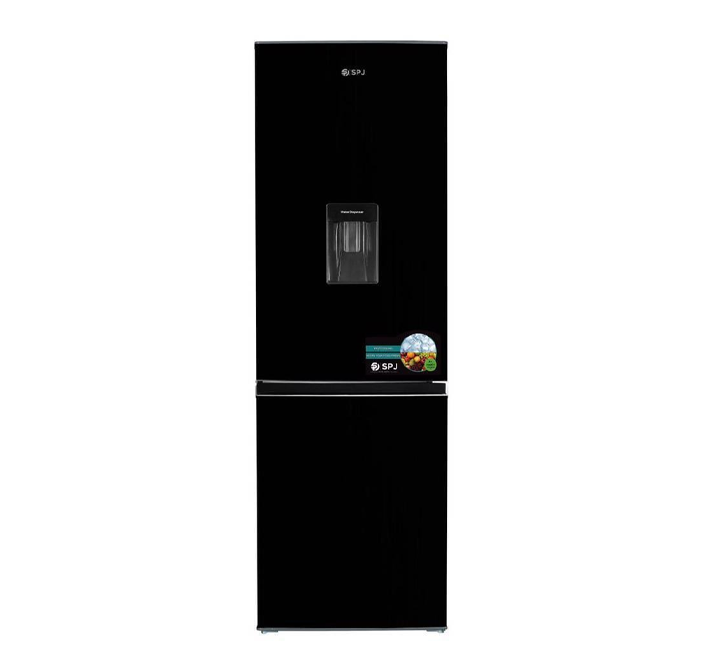 429L Bottom Mount Refrigerator with Water Dispenser – Black Glass